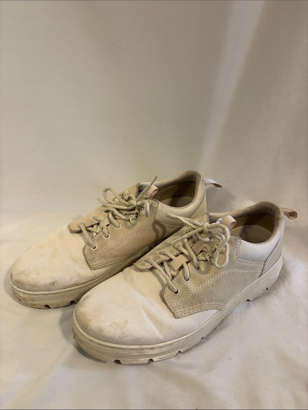 Dr. Martens Reeder Lug Sole Derby White Shoes Size Men's 12